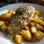 slow cooker garlic parmesan chicken potatoes recipe