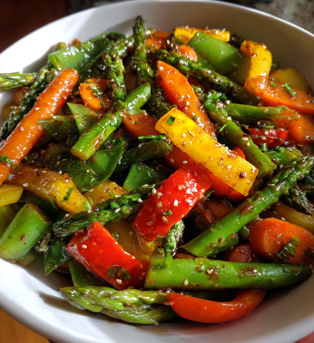 spring vegetable stir fry