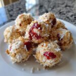 strawberry cheesecake protein balls recipe