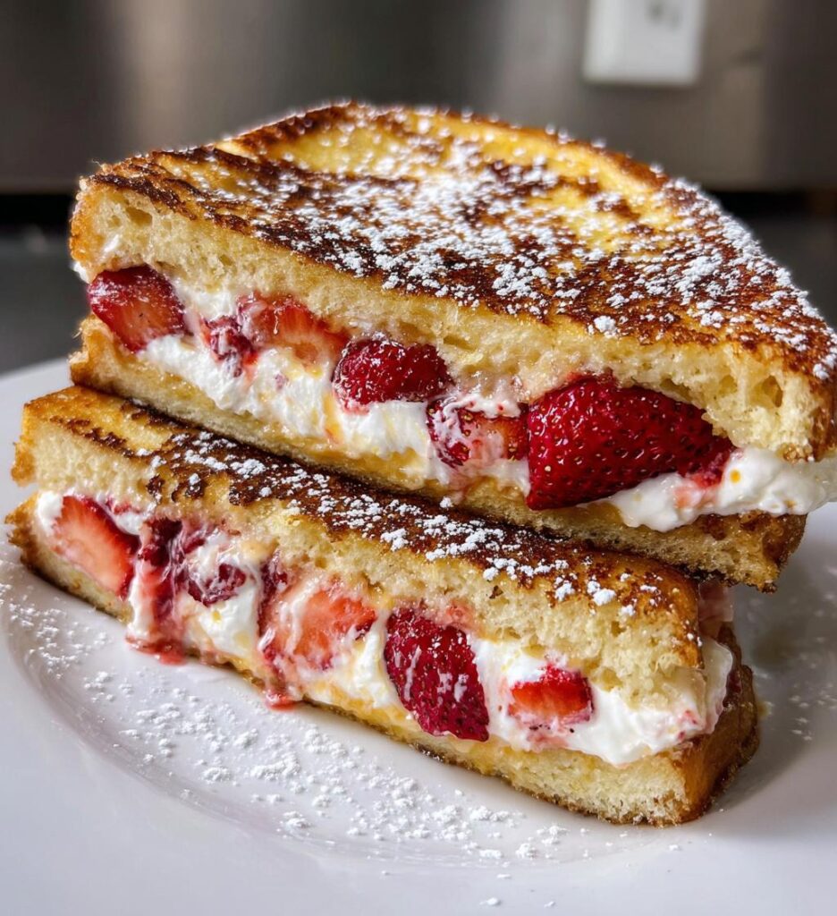 strawberry cheesecake stuffed french toast recipe