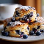 sweet blueberry biscuits