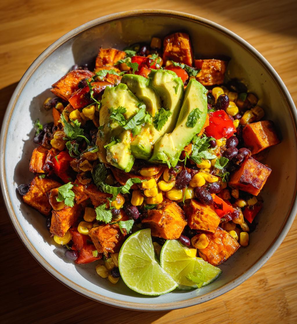 sweet potato taco bowl