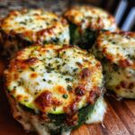 tender cheesy zucchini steaks recipe