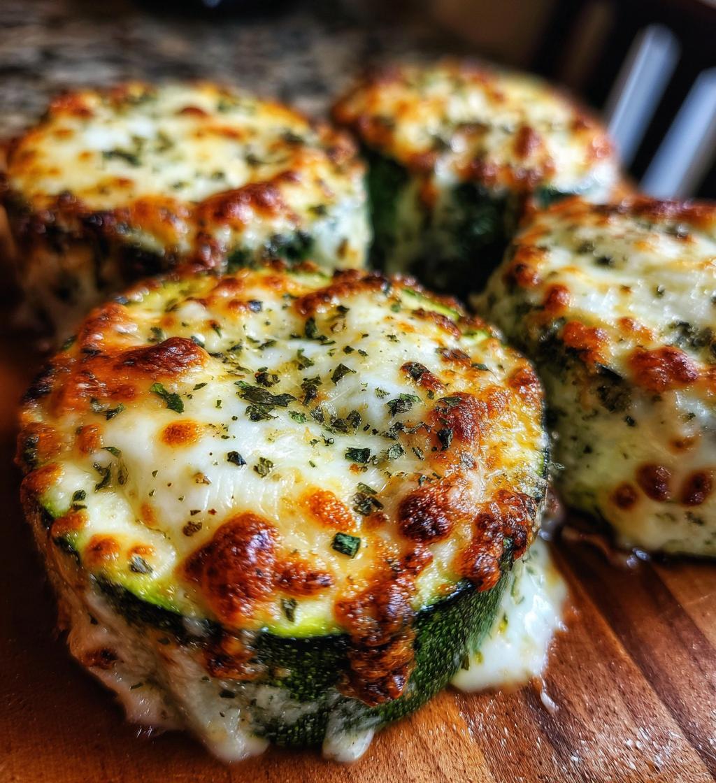 tender cheesy zucchini steaks recipe