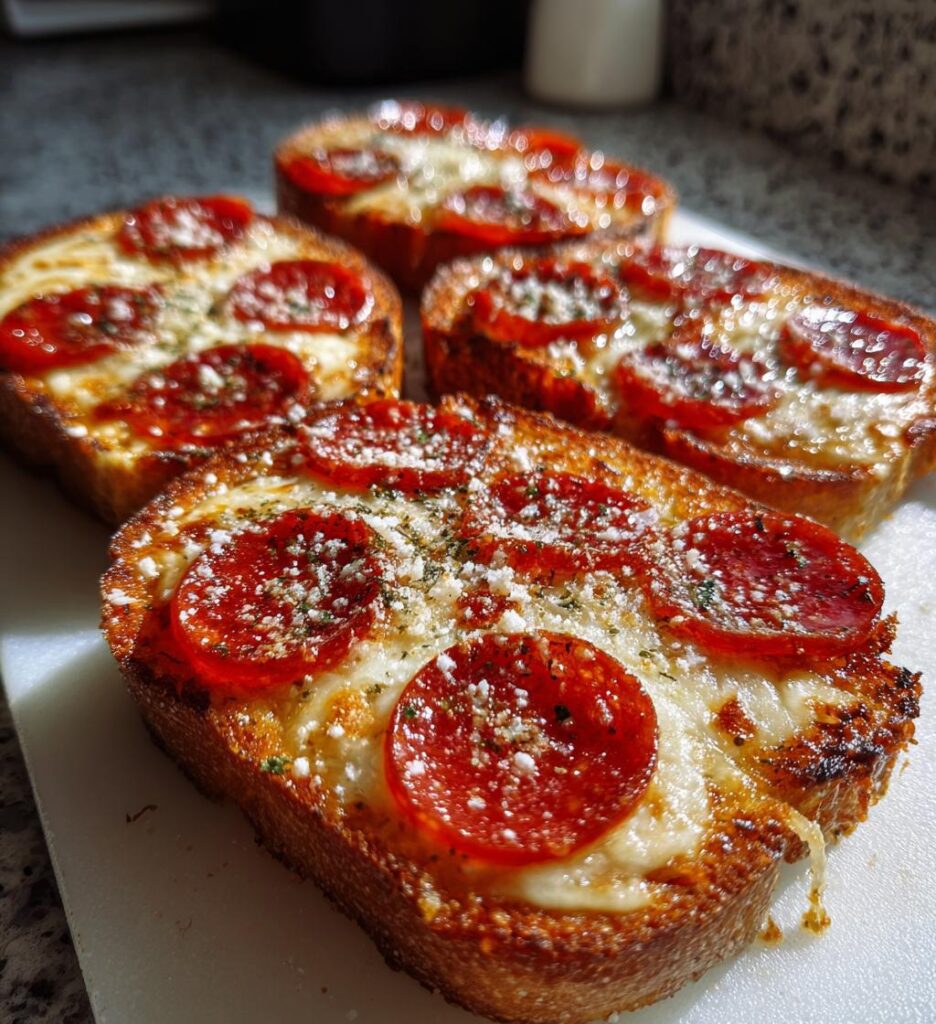 texas toast pizza in the air fryer recipe