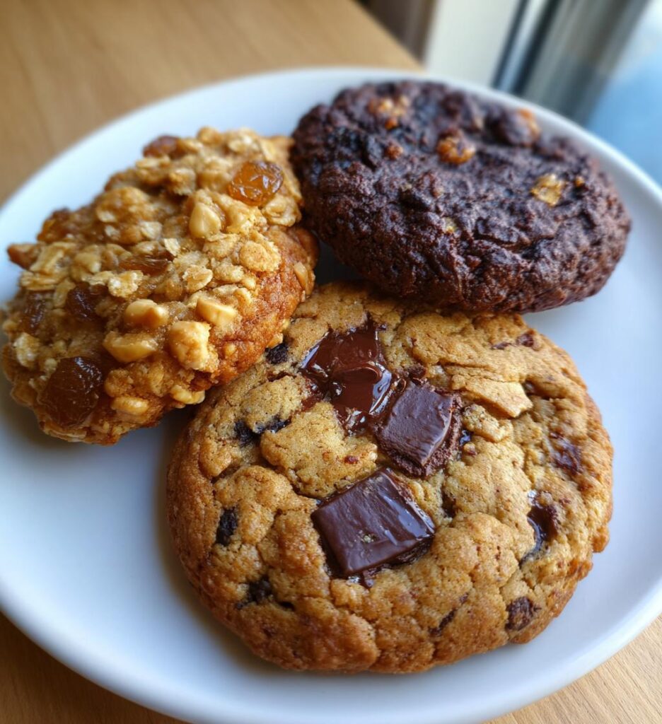 three cookies from one dough