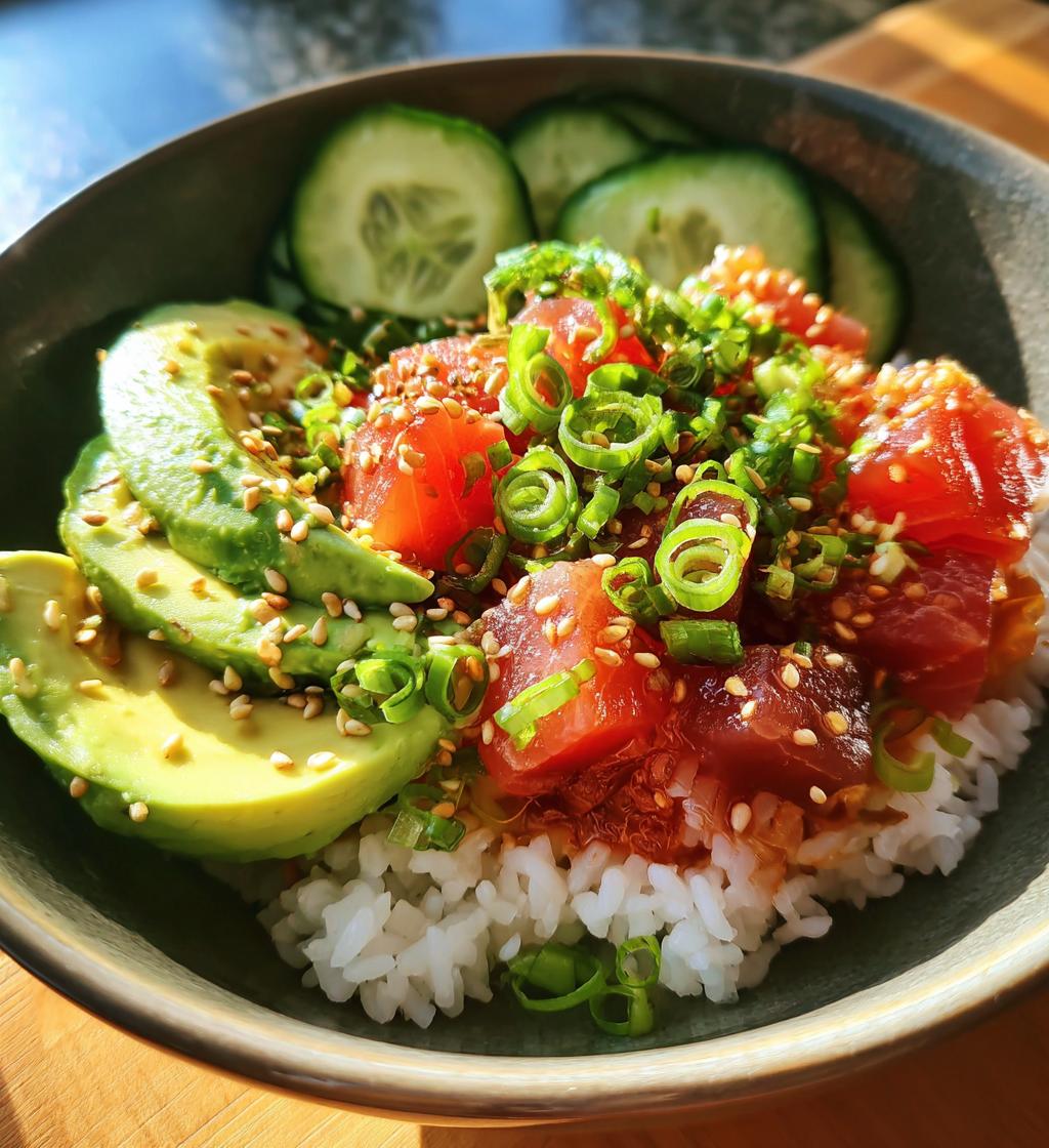 tuna poke bowl recipe