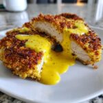 ultimate pretzel chicken zesty mustard cheddar sauce