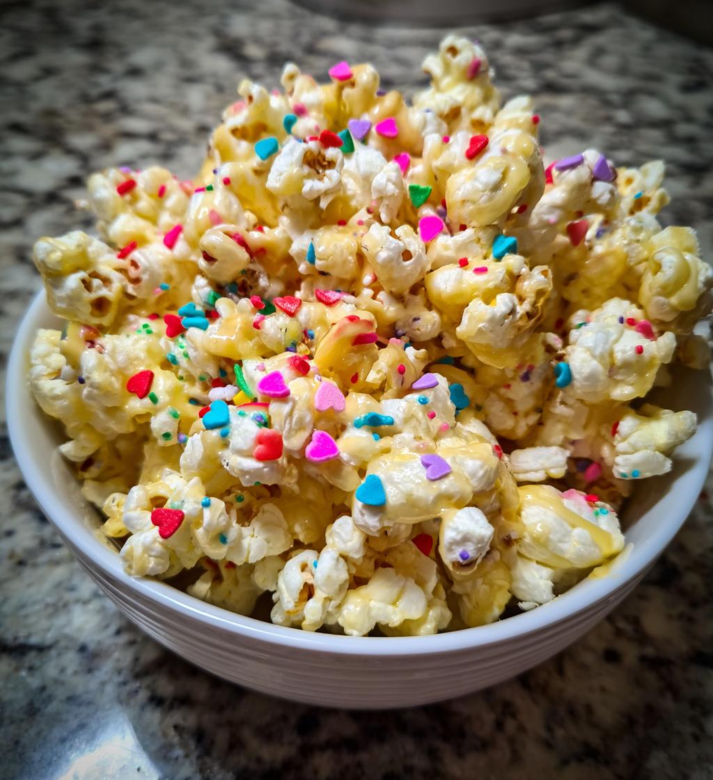 valentines popcorn a sweet and salty treat