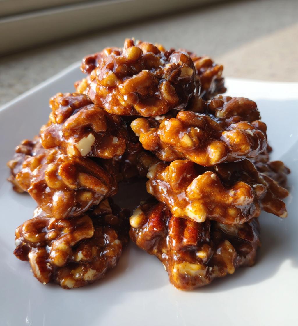 vanilla pecan pralines