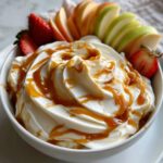 whipped caramel dip