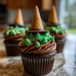 witch hat cupcakes
