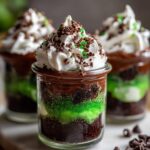 witches brew halloween cake jars