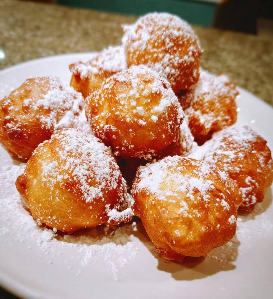 zeppole italian fried pastry delight