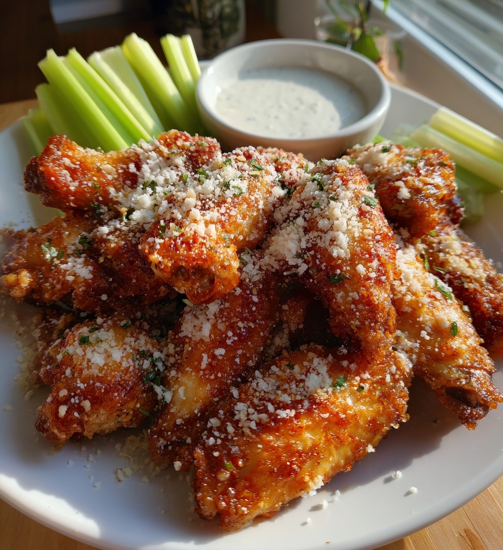 baked buffalo wild wings garlic parmesan chicken
