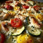 chicken squash and zucchini bake