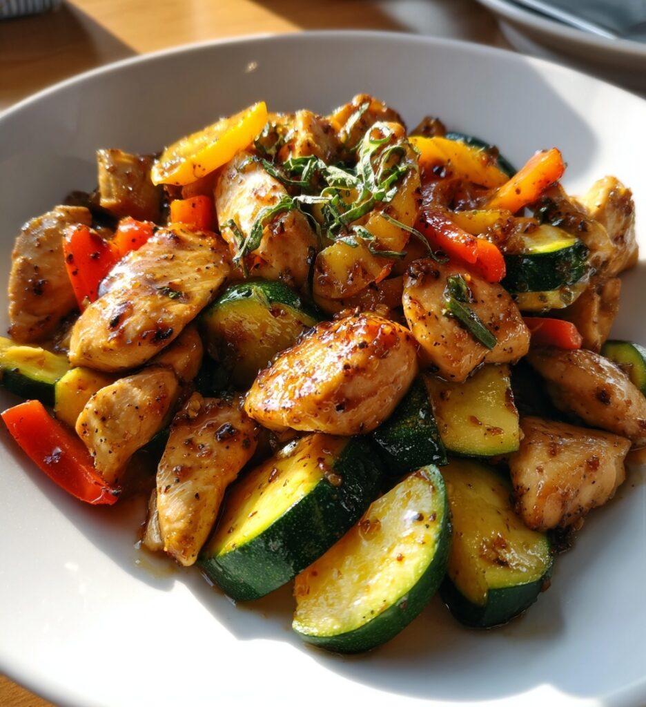 chicken stir fry zucchini