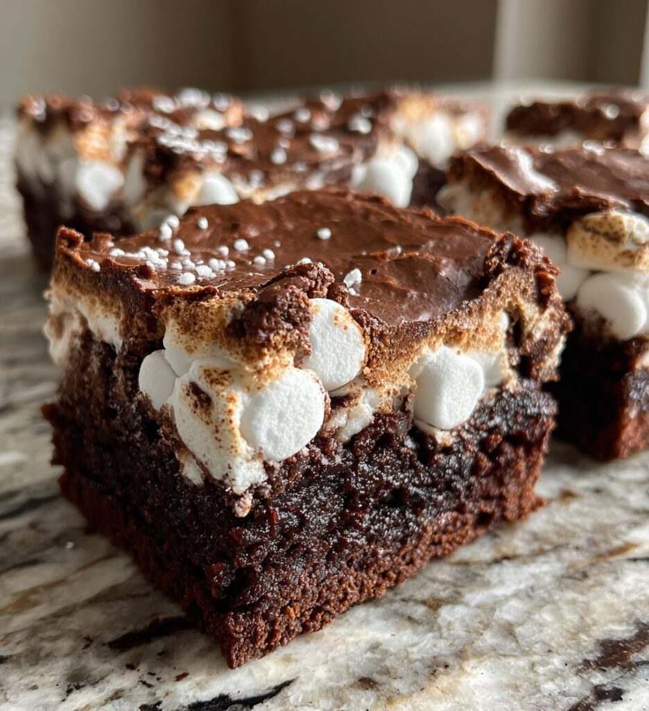 coffee marshmallow brownies