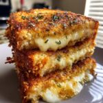 garlic bread grilled cheese air fryer