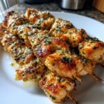 garlic parmesan chicken skewers air fryer