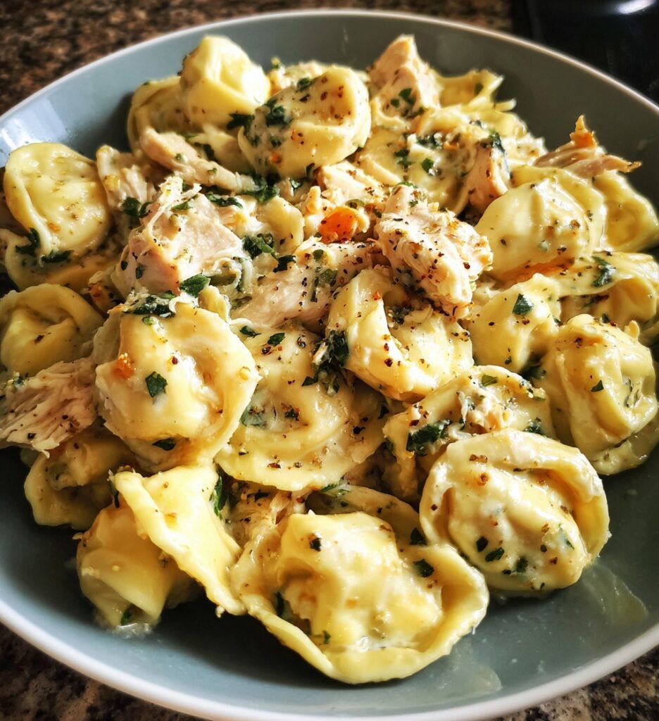 garlic parmesan tortellini chicken