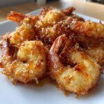 honey garlic tempura shrimp