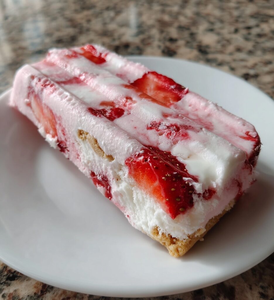 how to make strawberry shortcake ice cream bars