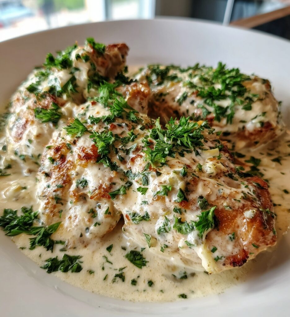irresistible garlic parmesan crockpot chicken