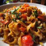 italian drunken noodles bold and spicy
