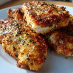 keto baked garlic parmesan chicken