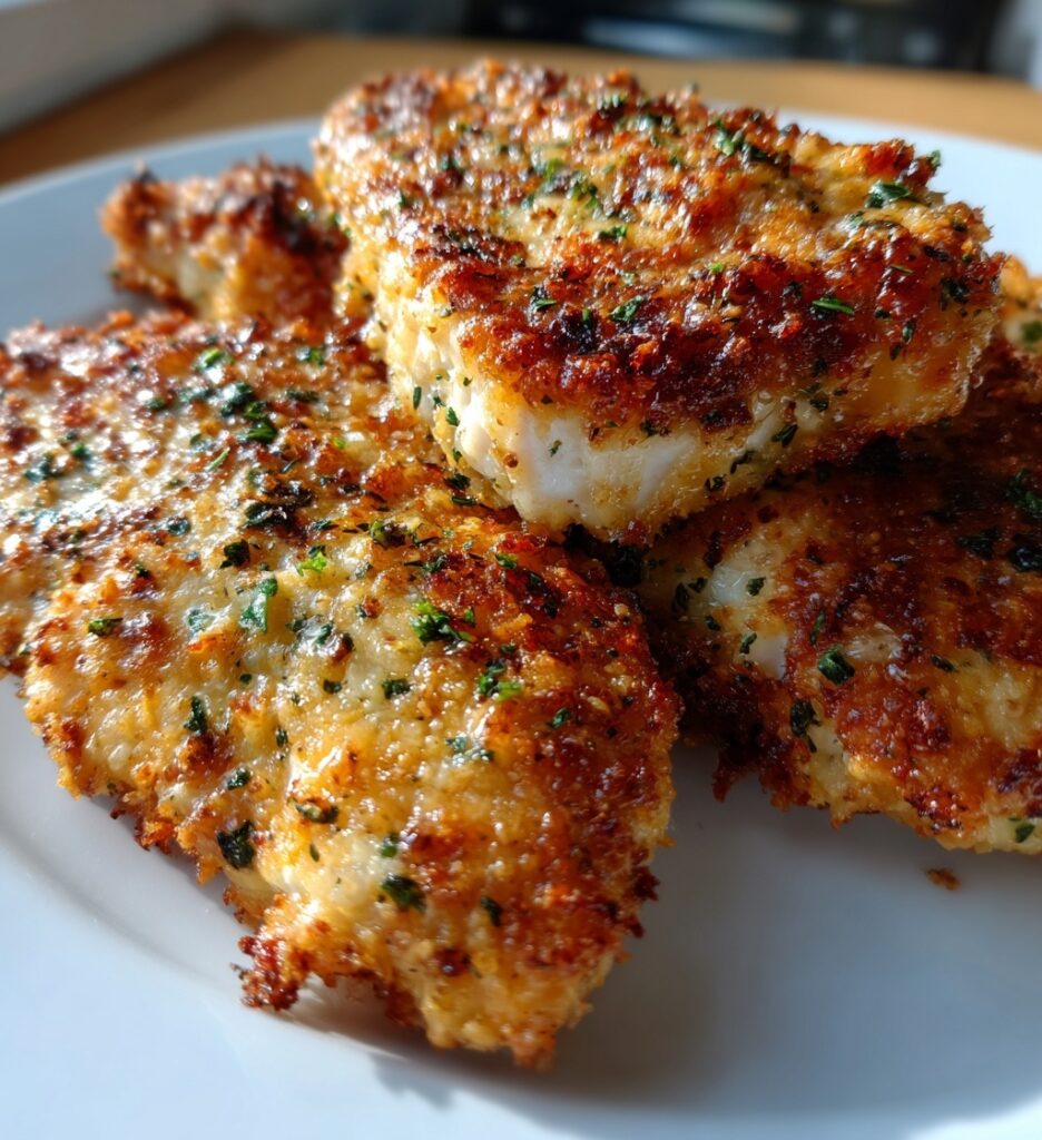 keto baked garlic parmesan chicken