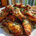 keto garlic parmesan chicken wings