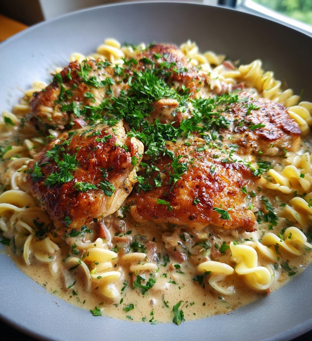 marry me chicken thighs and pasta