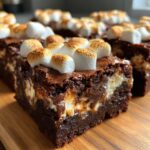 marshmallow cookie dough brownies