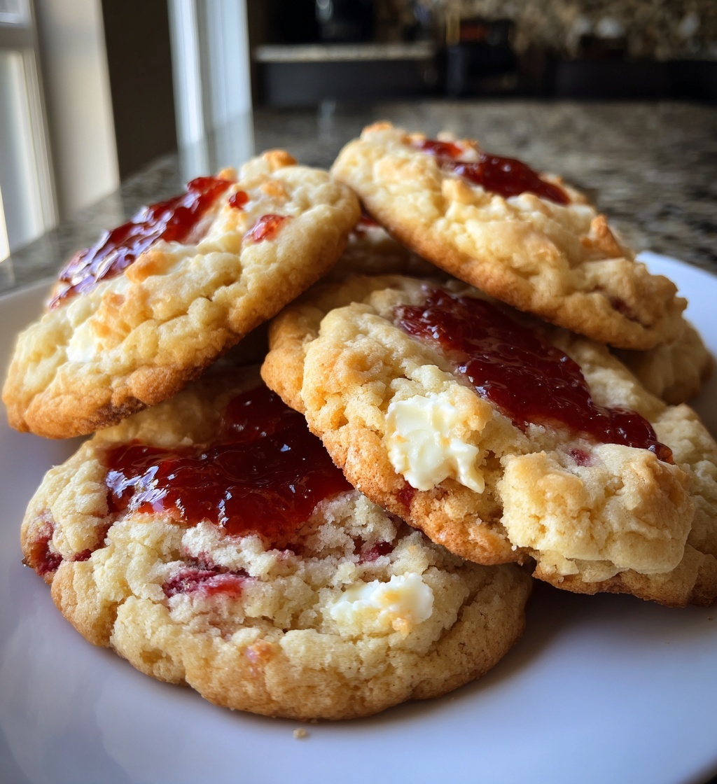 martha white strawberry cheesecake cookies