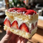 mini strawberry shortcake ice cream sandwiches