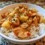 pineapple chicken and rice sauce