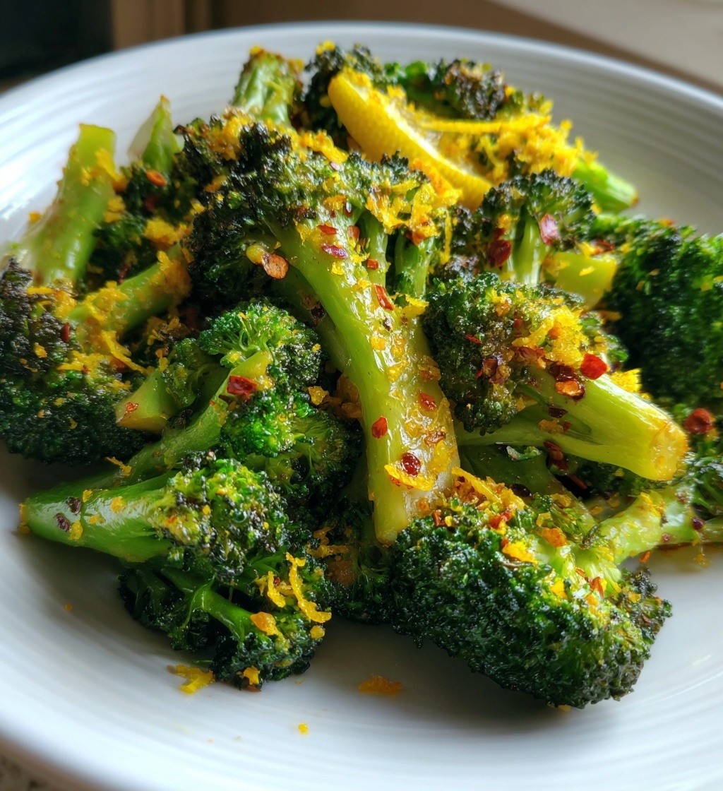 pioneer woman roasted lemon chili broccoli