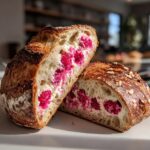 raspberry cream cheese sourdough