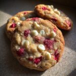 raspberry cream cheese white chocolate cookies