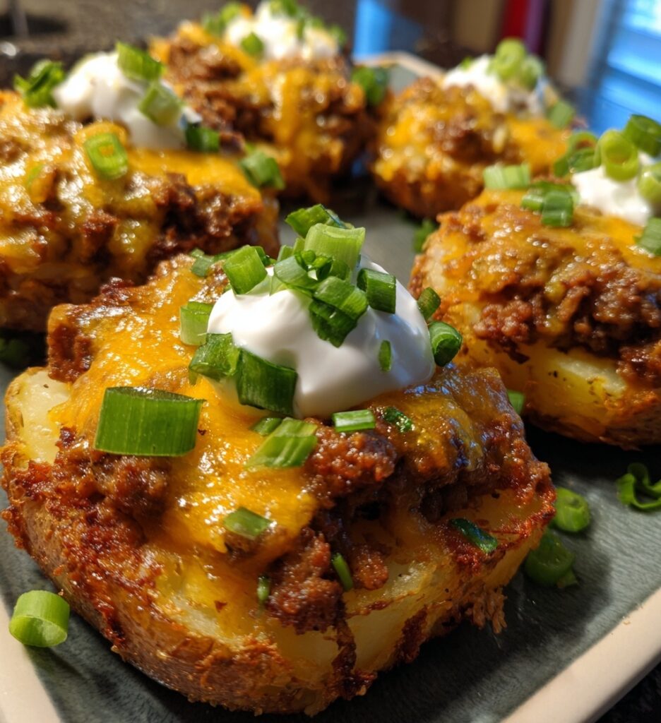 ree drummond hamburger potato skins