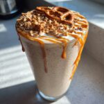 salted caramel pretzel protein shake