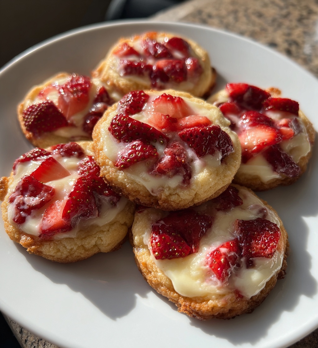 sensational strawberry cheesecake cookies recipe