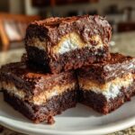 six sister chocolate marshmallow brownies