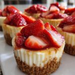 strawberry cheesecake cups easy