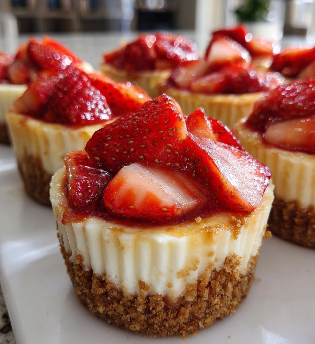 strawberry cheesecake cups easy