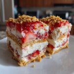 strawberry shortcake bars ice cream cake